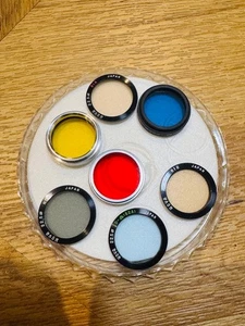 7x 22.5mm Lens Filters: Hoya 82A, 80B, 81A & Zeiss Ikon Red, Yellow - Picture 1 of 1