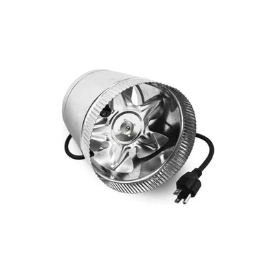 VORTEX 6in Electric Inline Duct Fan 240CFM, HVAC Exhaust Intake Fan Low Noise - Image 1 of 4
