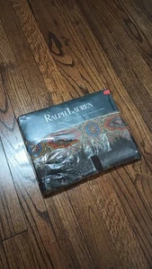 VTG Ralph Lauren Emerson Paisley 100% Cotton 200 Thread Count Queen Flat Sheet - Picture 1 of 7