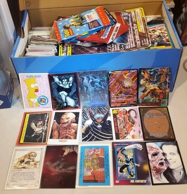 Enorme Lote de Tarjetas Coleccionables No Deportivas Pokemon Star Wars Marvel Yugioh Dama Muerte Wwe Foto 1 de 4