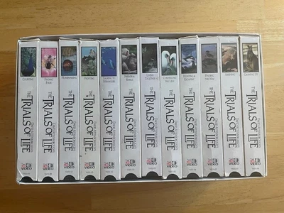 David Attenborough's 1991 Time Life The Trails of Life ~ 12 Volume Set VHS Tapes - Image 1 of 4