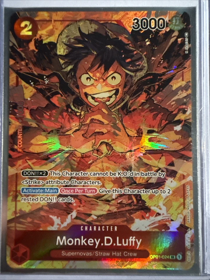 Monkey.D.Luffy (024) (Parallel) OP01-024 Romance Dawn Foil - Image 1 of 1