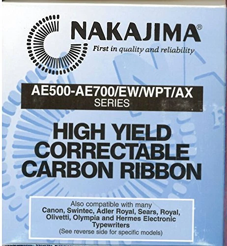  Nakajima HYC01 AE-580, AE-500 AE-710 Typewriter Ribbon, Correctable, Original - Image 1 of 1