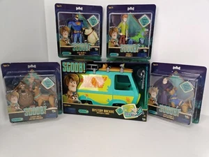 Scooby-Doo SCOOB! Action Figure Shaggy - SET COMPLETO con Mystery Machine - Foto 1 di 12
