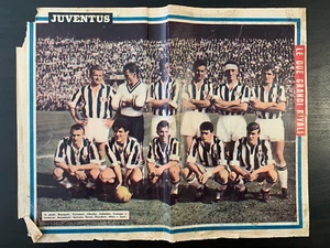 PAGINA DI GIORNALE FOTO SQUADRA JUVENTUS ANNI '60 ORIGINALE - Imagen 1 de 2