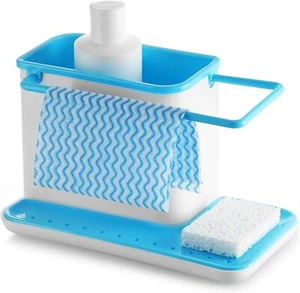 Kitchen Sponge Holder for Sink - Kitchen Sink Caddy - Sink Organizer with... - Picture 1 of 17