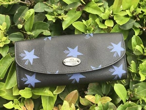 CARTERA SOBRE COACH F53568 POP DELGADA EN LONA RECUBIERTA ESTAMPADO CAÑÓN ESTRELLA ¡Final! - Imagen 1 de 6