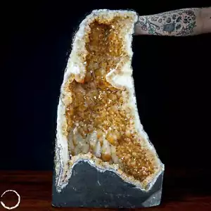 Große Citrin-Quarz Druse, Brasilien - 28135,55g - Bild 1 von 15