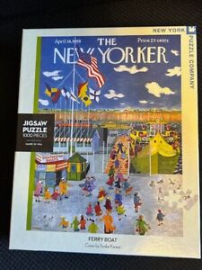 500 Piece Jigsaw Puzzle The New Yorker Cover Photo Apr 18,1959 Ferry Boat Karasz
