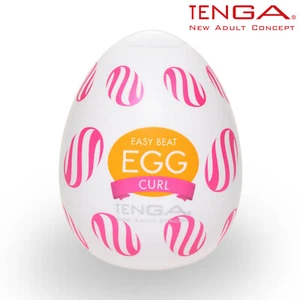 TENGA EGG CURL - Stroker der neuen Serie für Männer mit stimulierender Rille und Spirale - Bild 1 von 4