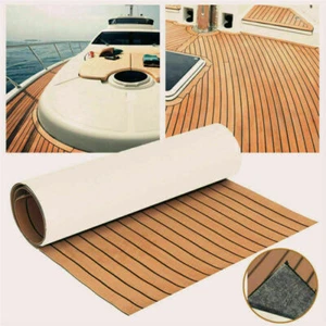 Barco de espuma EVA yate marino coche de lujo alfombra de piso imitación teca cubierta almohadilla - Imagen 1 de 10