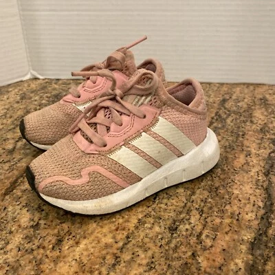 Adidas Swift Run Girl’s Size 6.5K 6 1/2K Athletic Pink Shoes FY2183 - Image 1 of 4