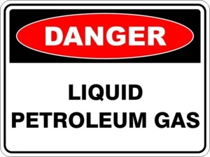 LIQUID PETROLEUM GAS - SELF ADHESIVE STICKER / DECAL / SIGN | HEALTH & SAFETY - Picture 1 of 7