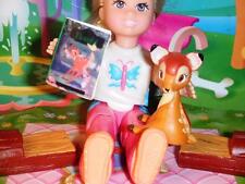 Disney Rement Baby Bambi Handmde Book fits Fisher Price Loving Family Dollhouse