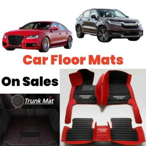 Custom For Land Rover Auto Car Floor Mats Multicolor Liner Carpets All Weather - Imagen 1 de 31