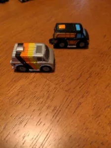 Micro Machines Vintage Set Of Two 1970 Vans With Trailer Hitches - Picture 1 of 4