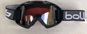 Bolle Ski Snowboard Goggles Black Frames Rose Red Lens - Picture 1 of 4