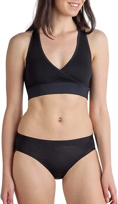 ExOfficio Feminino Give-N-Go Sport Malha Bralette XS Preto 2242 - Imagem 1 de 4