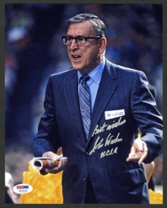 John Wooden Coach SIGNED 8x10 Photo UCLA BRUINS PSA/DNA AUTOGRAPHED Hall of Fame - Picture 1 of 1