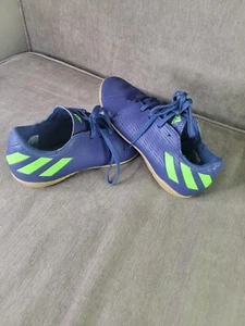 Adidas Nemeziz Messi 19.4 Indoor Kids 6 Blue Green Soccer Cleats EF1817 S150 - Picture 1 of 10