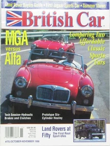 British Car Magazine, OCT/NOV 1998, MGA VS Alfa, Land Rovers at 50, Tech Session - Picture 1 of 3