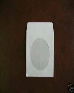2000 3" WHITE MINI CD DVD PAPER SLEEVE ENVELOPE WITH WINDOW JS206 - Picture 1 of 1