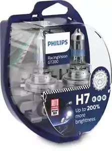 Philips RacingVision GT200 Racing Vision GT 200 Car Headlight Bulbs H7 (Twin) - Picture 1 of 3