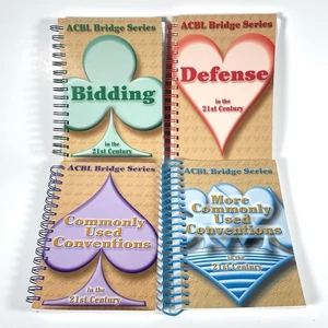 Lot of 4 ACBL Bridge Series in the 21st Century Series Spiral-Bound Books - Picture 1 of 17