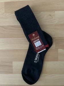 VINTAGE WOLSEY GRIP TOP WOOL NYLON LONG SOCKS 10.5 MADE IN ENGLAND - Picture 1 of 5