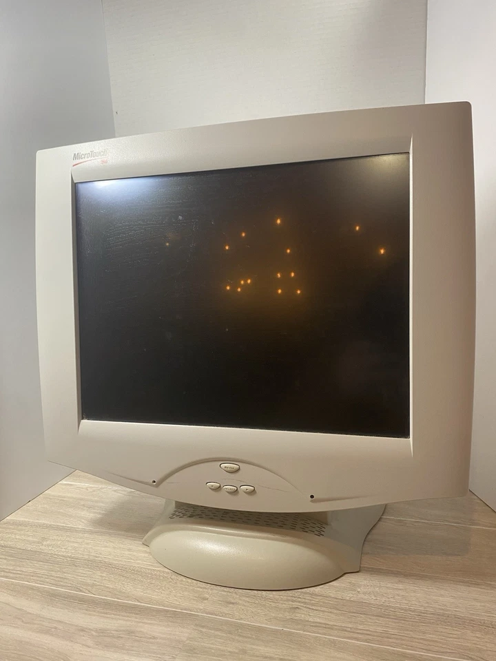 3M MicroTouch Touchscreen Monitor 11-81361-129 AS-IS No Power Cord Vintage 2002 - Image 1 of 4
