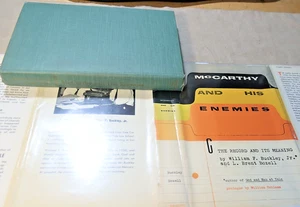 William F BUCKLEY, Jr. McCarthy and His Enemies 1954/4th Printing HC/DJ - Picture 1 of 14