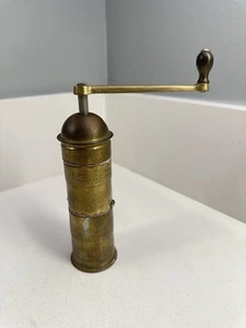 Antique manual coffee grinder Brass - Picture 1 of 11