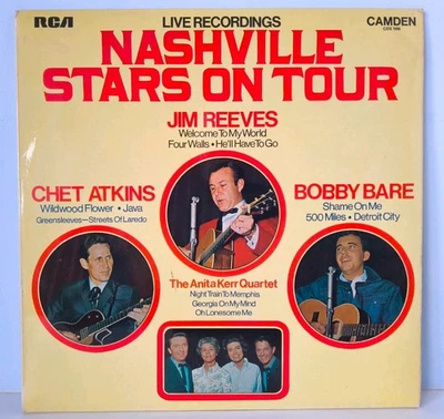 Various  -  Nashville Stars On Tour:   Vinyl LP,   Camden,  CDS 1056,  VG+ - Image 1 of 4