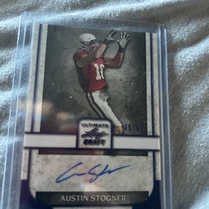 2022 Leaf Metal Draft - blue Prismatic #BA-AS2 Austin Stogner 35/50 - Picture 1 of 5