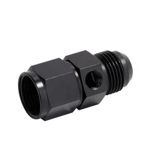Fuel Pressure Fitting 4AN Male to Female with 1/8 NPT Gauge Port Hose Adapter - Picture 1 of 11