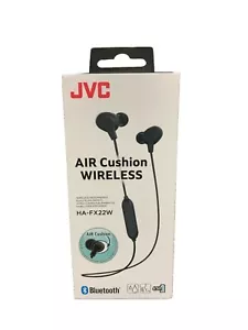 JVC HA-FX22W AIR Cushion Bluetooth Wireless Headphone - Black - Picture 1 of 3