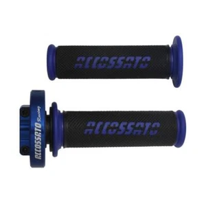Comando gas rapido Accossato blu manopole GR006 blu - Picture 1 of 7
