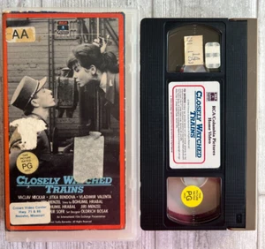 Closely Watched Trains VHS Vaclav Neckar Jitka Bendova Czech Eng Subtitles 1966 - Picture 1 of 2