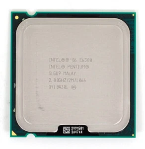 Intel Pentium Dual-Core E6300 SLGU9 CPU 800/2.8 GHz Socket 775 CPU Processor - Picture 1 of 4