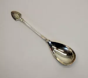 💥ARTHUR STONE Sterling Silver SPOON Pierced Grapes CHARLES BROWN 6 7/8"💥 - Bild 1 von 11