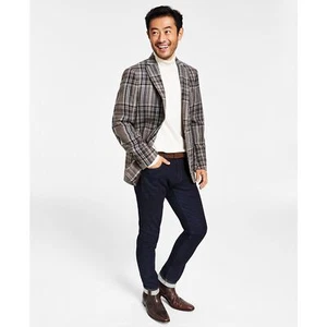 Lauren Ralph Lauren Men's Wool Classic-Fit Ultraflex Blazer Brown B4HP $375 - Picture 1 of 28
