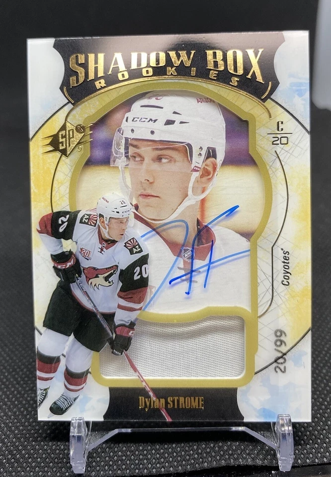 2016-17 SPx Gold Premium Material /99 Dylan Strome #64 Rookie Auto RC - Image 1 of 2