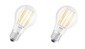 2x Radium LED Classic A FIL E27 7W = 60W warmweiß dimmbar EEK:F (Spektrum A-G) - Bild 1 von 3