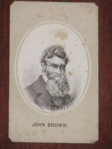 1860's CIVIL WAR CDV - JOHN BROWN -AMERICAN ABOLITIONIST LEADER EXECUTED (HUNG)