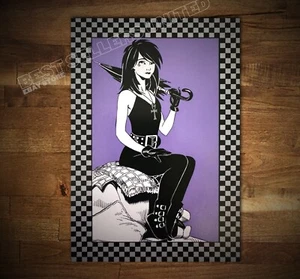 1996 DEATH Promotional Postcard #1 VERTIGO DC SANDMAN Chris Bachalo NEIL GAIMAN - Picture 1 of 3