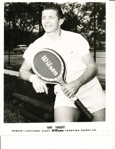 Tony Trabert Tennis Wilson Advisory Staff Card 8x10