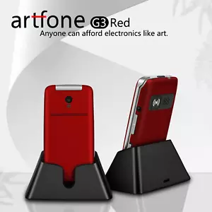 Artfone G3 Cell Phone for Elderly Flip Unlocked for Seniors, SOS - Big Buttons - Picture 1 of 12