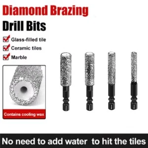 1Pc / 3Pcs Hexagonal Shank Drill Bit Grinding Tile Drill Bit Tile Hole Opener - Picture 1 of 18