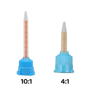 50x Material de impresión dental Corona Mezclador Boquilla Puntas Mezcladoras Azul 1:4 y 10:1 - Imagen 1 de 19