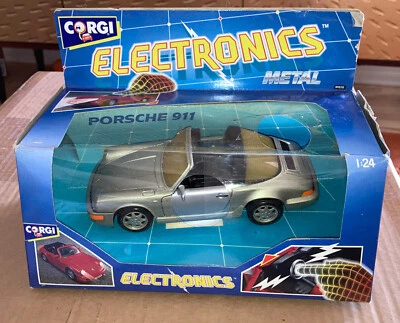 1:24 Corgi Electronics Metal Porsche 911 Gray 94570 - Image 1 of 4